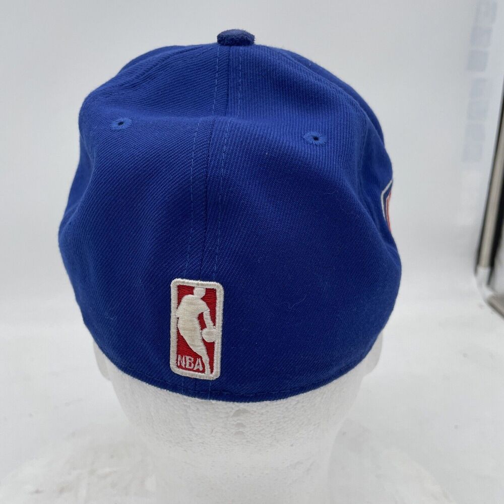 LA Los Angeles Clippers NBA Fitted 7 1/8 Blue / Red Cap RARE Suede Brim - Picture 5 of 10